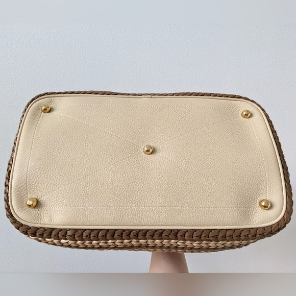 Loewe 2013 Runway Leather/Straw Bag - Picture 5 of 15